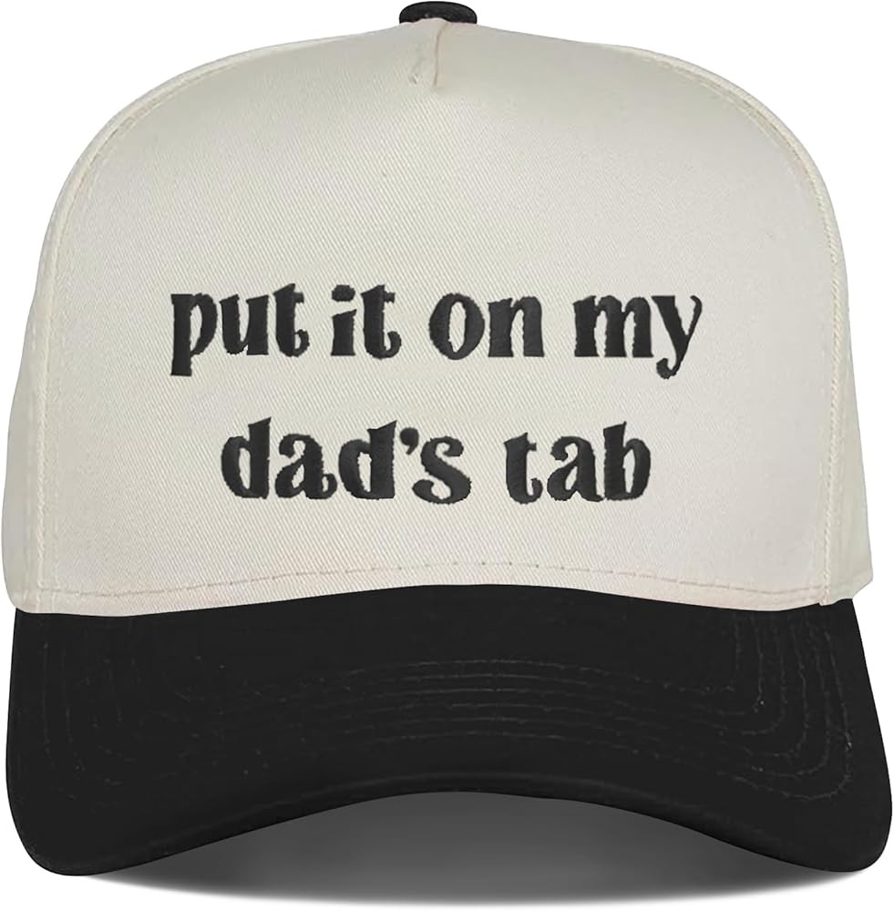 Put It On My Husband's Tab Funny Trucker Hats Women Vintage Adjustable Baseball Cap Embroidery Fa... | Amazon (US)