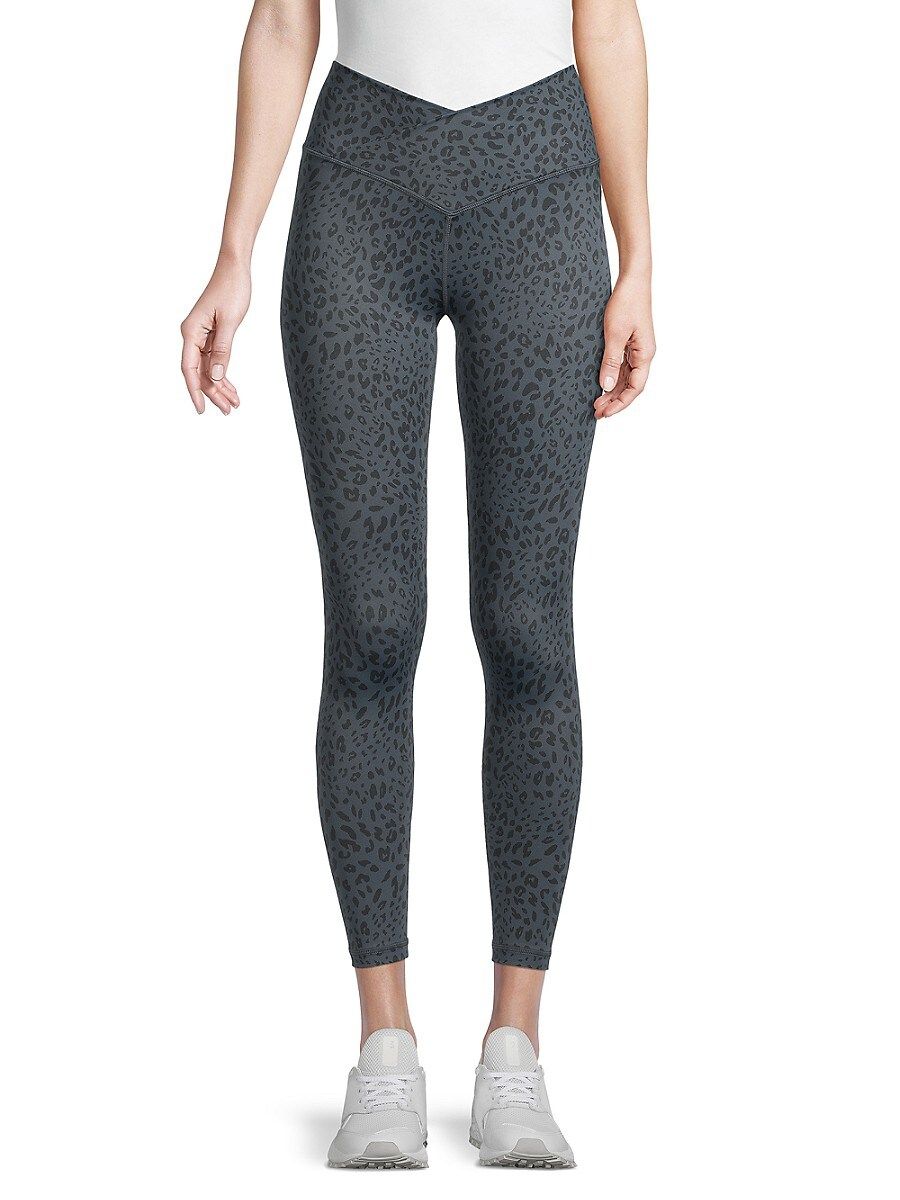 All Fenix Women's Cheetah-Print Leggings - Dark Grey Black Leopard - Size XL | Saks Fifth Avenue OFF 5TH