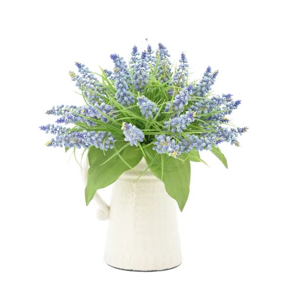 Hydrangea Floral Arrangement in Vase | Wayfair North America