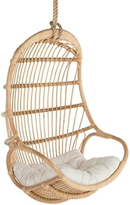 Kouboo Hanging Swing Chair, Large, Natural | Amazon (US)