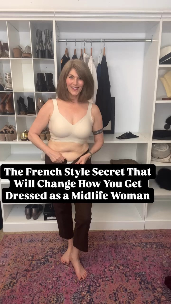 Want to know the French secret that will change how you get dressed as a midlife woman?

Create a wardrobe capsule each season. 

When you create a capsule made up of wardrobe building blocks, you have the elements to create endless outfits.

This vest and pants may seem basic, but they become the foundation for many different looks - when you have the right pieces! 

Shop my French-inspired spring capsule, La Belle Joie, and see how effortless getting dressed can be! 

Comment JOIE below to shop the capsule and start building the foundation of your spring wardrobe.👇