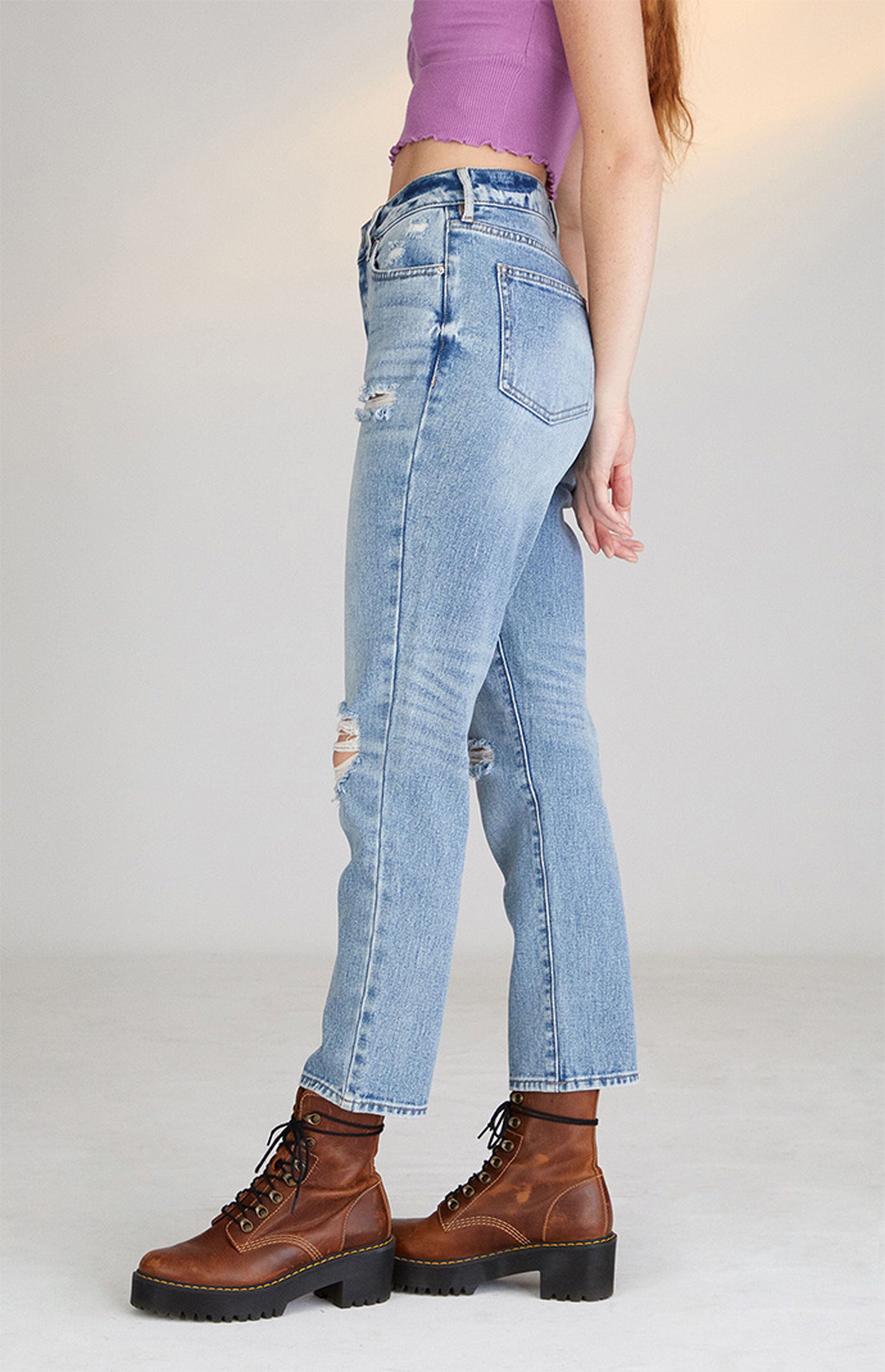 PacSun Light Blue Mom Jeans | PacSun | PacSun