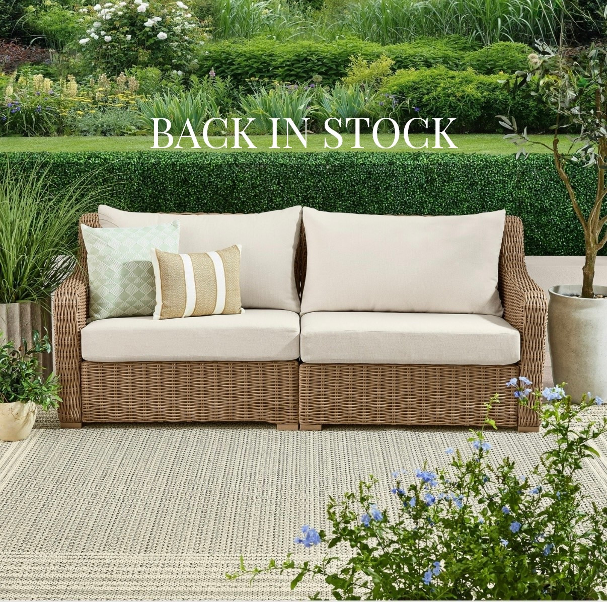 It may be February but I’m dreaming of spring; this outdoor sofa is back in stock in white so I grabbed it! Linking for you here! 

#LTKSaleAlert #LTKHome
