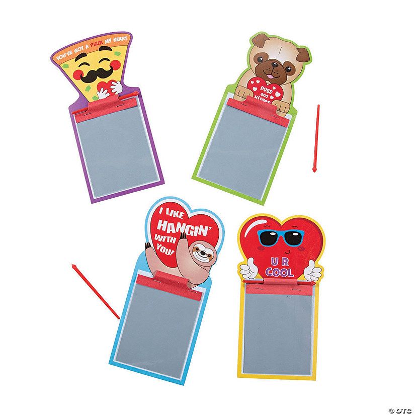 Mini Valentine Magic Pads - 12 Pc. | Oriental Trading Company