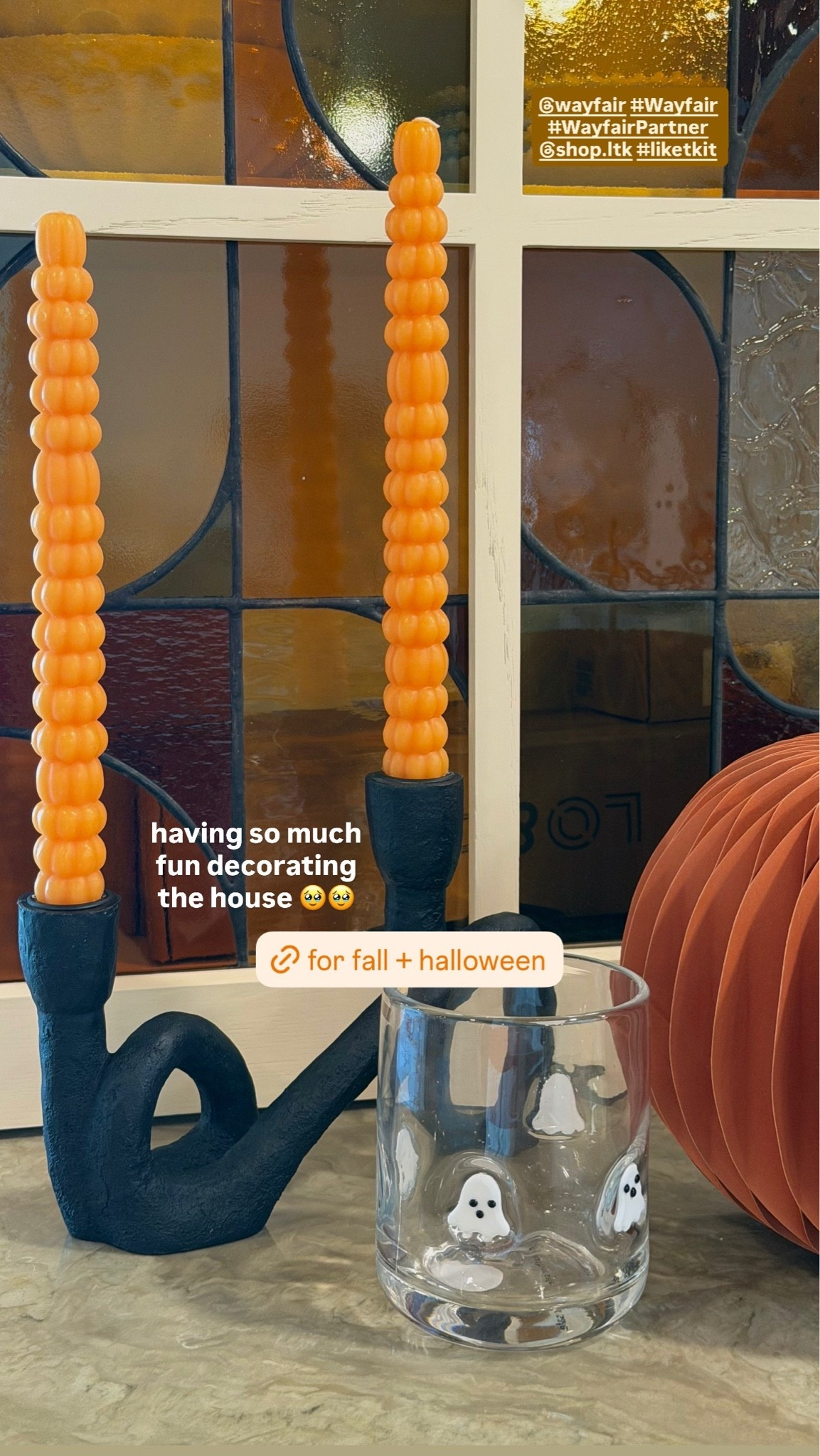 #AD #WayfairPartner Such an exciting day! We are decorating for fall! @Wayfair #Wayfair