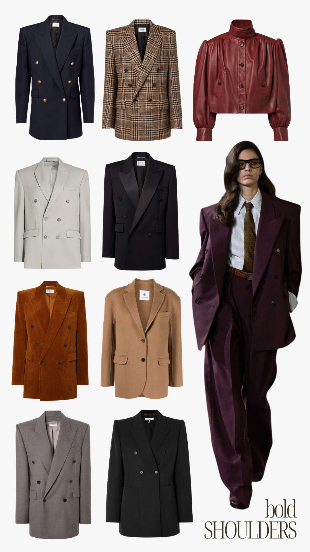 Bold Shoulders: Blazer Edit 

 