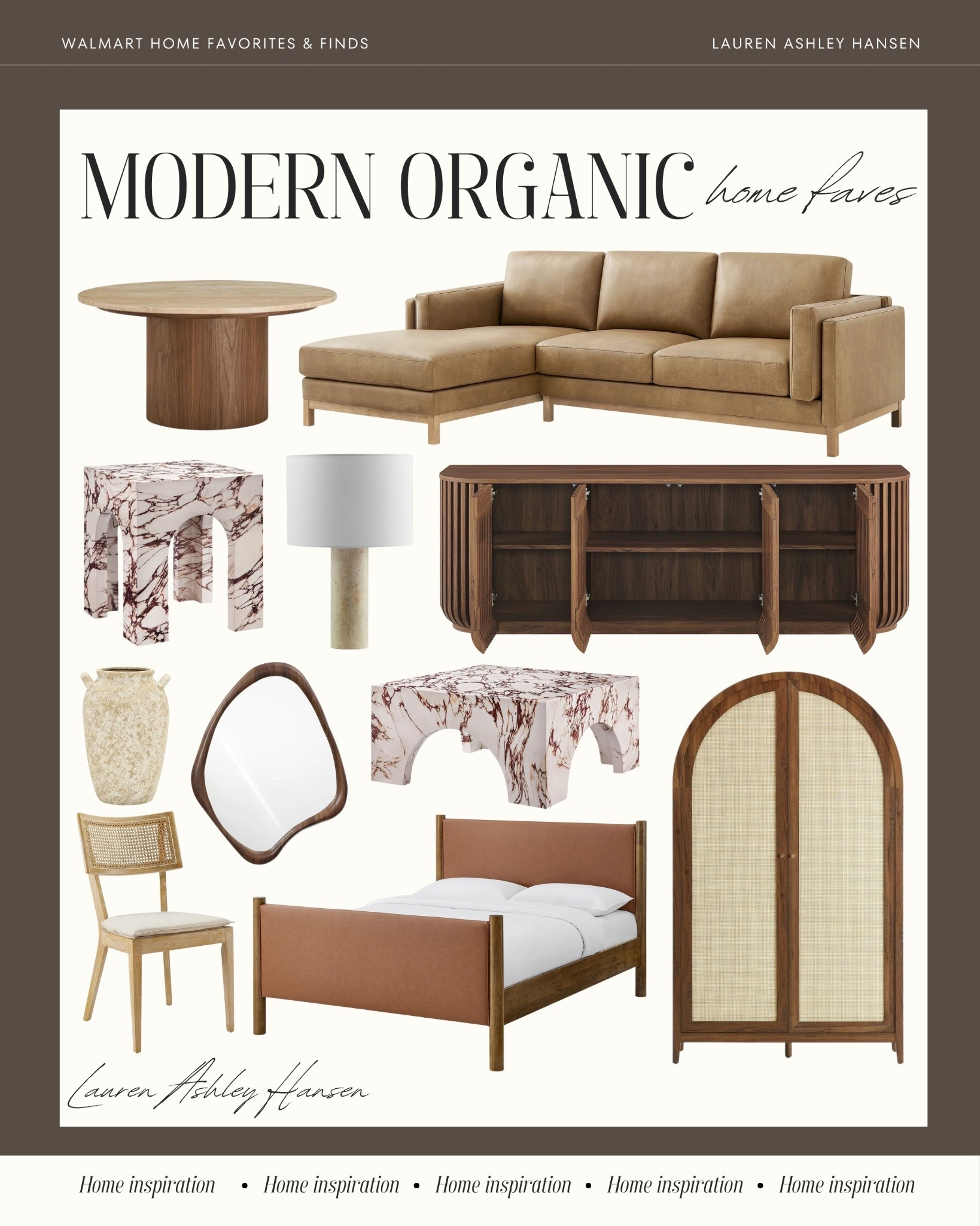 Modern organic home finds and favorites all from Walmart! I can’t believe these styles and price points. Beautiful earthy tones, organic textures, and modern lines. 

#LTKHome