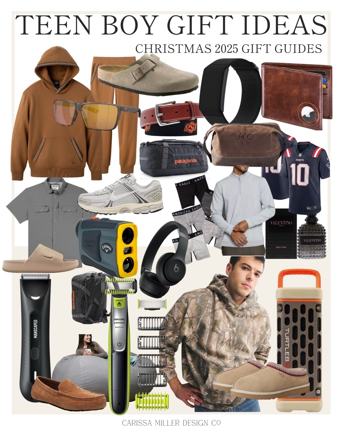 Teen and college boy gift guides NOW LIVE!  So many are on sale for Black Friday  sales! My top recommendations are the camo sweatshirts which are trending, turtle box speaker, poncho shirts, Birkenstocks and Ugg’s, the Patagonia black hole duffle bag is amazing - they can wear it as a backpack! The 1/4 zip is SO soft and on MAJOR sale right now. 

#LTKGiftGuide #LTKHoliday #LTKCyberWeek