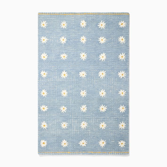Daisy Grid Rug | West Elm (US)