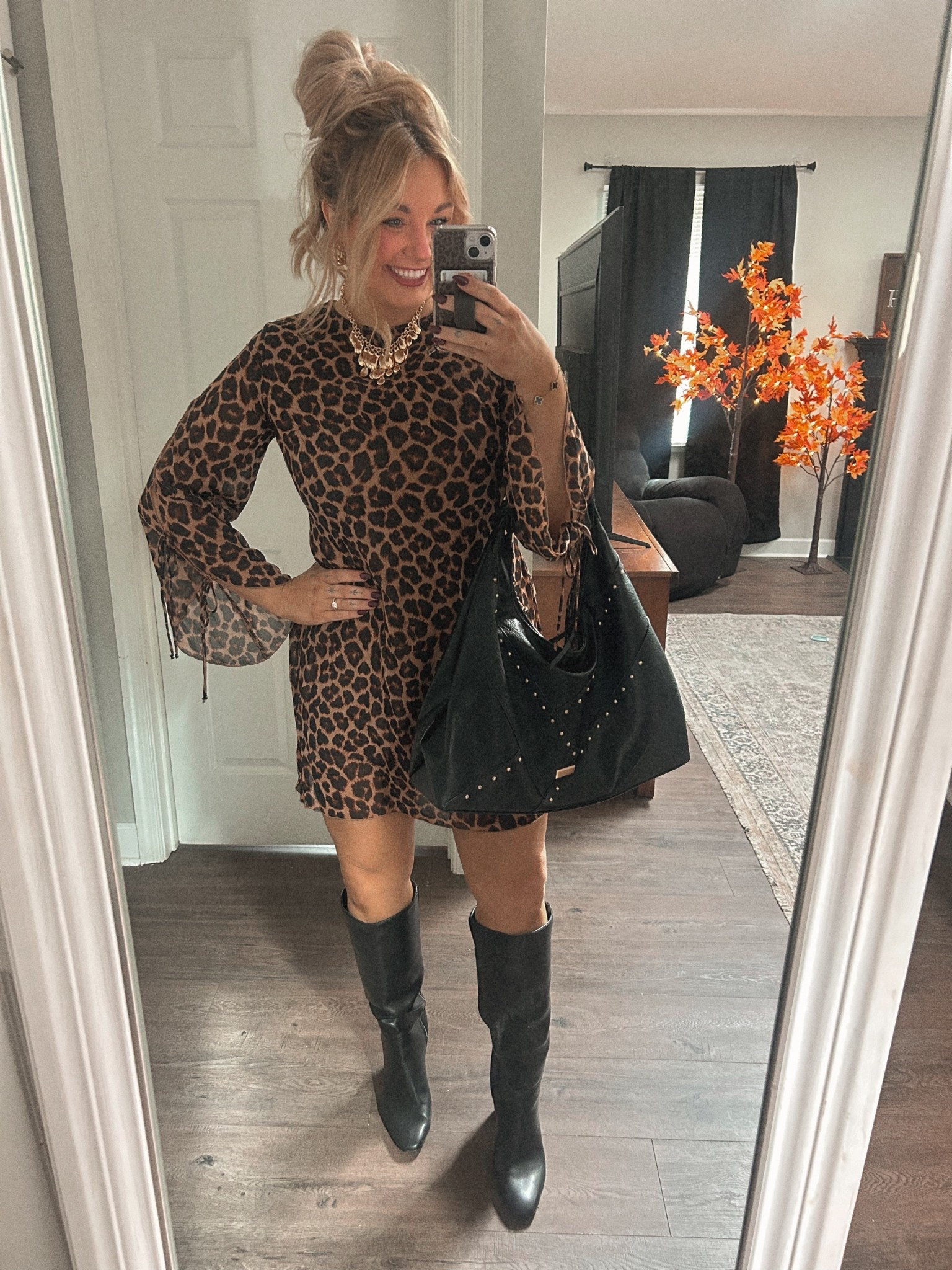 Walmart head to toe look of the day! 😍👏🏼 Wearing a medium dress but I’d say it definitely runs a little small! I’m 5’4 160lbs! 

#LTKFindsUnder50 #LTKMidsize #LTKSeasonal