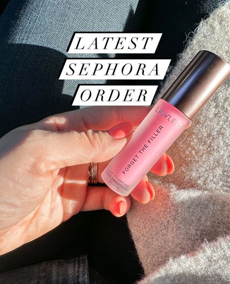 Latest Sephora order // beauty recommendations// lip gloss fav: shade daisy pink 

#LTKbeauty #LTKunder50 #LTKunder100