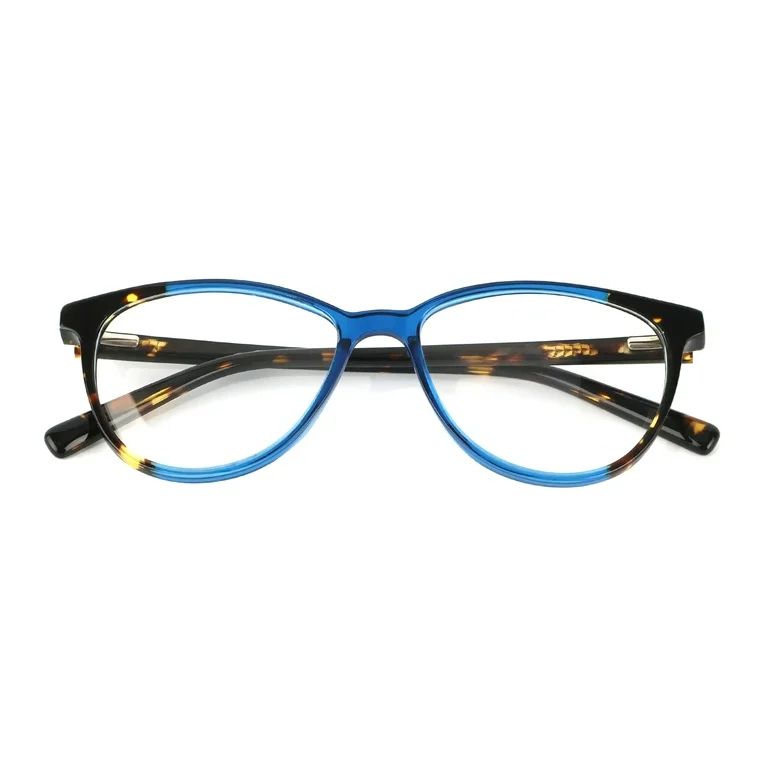 Bio Eyes Women's Rx'able Eyeglasses, Be46 Iris, Light Blue Tortoise, 52-16-140 | Walmart (US)