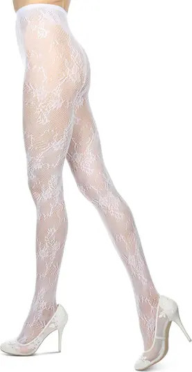 Floral Net Sheer Tights | Nordstrom