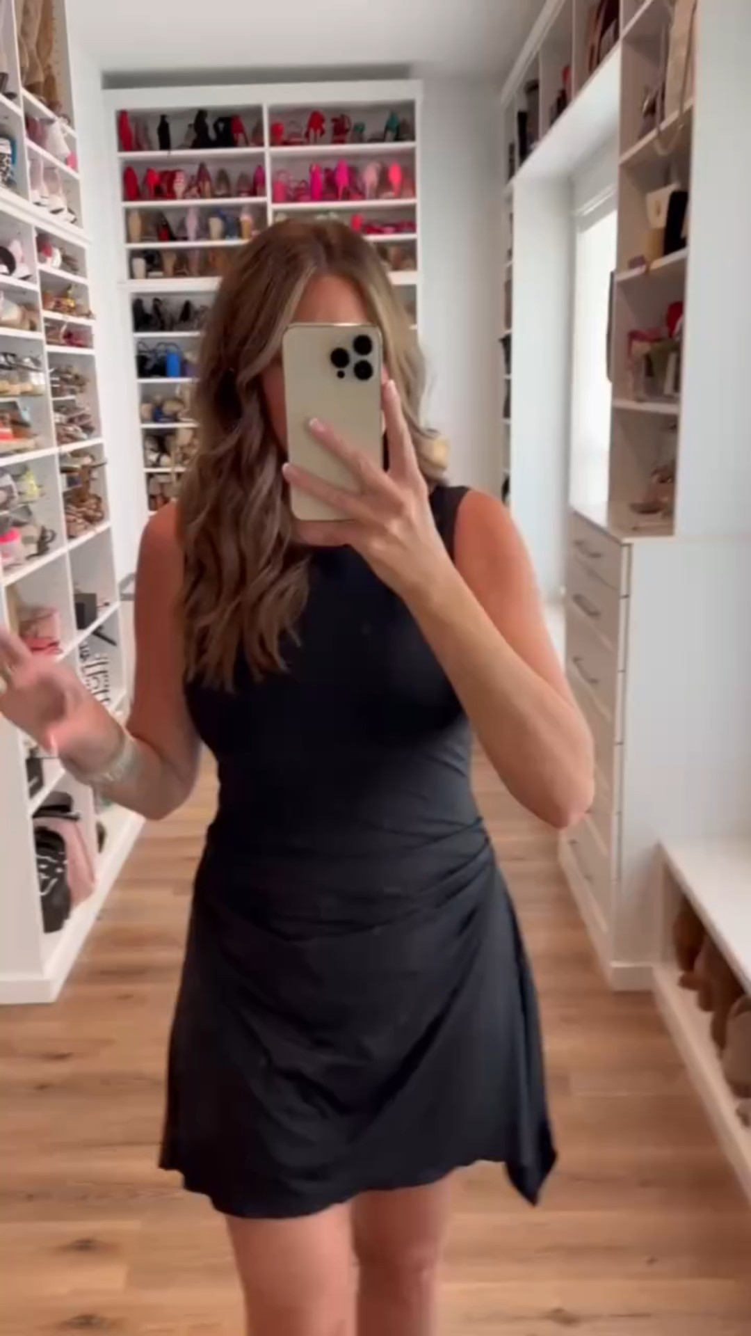 Summer wedding guest looks! In a medium ruched a line mini dress and clear strap heels- fits tts.

#LTKSummerEdit #LTKWedding #LTKStyleTip