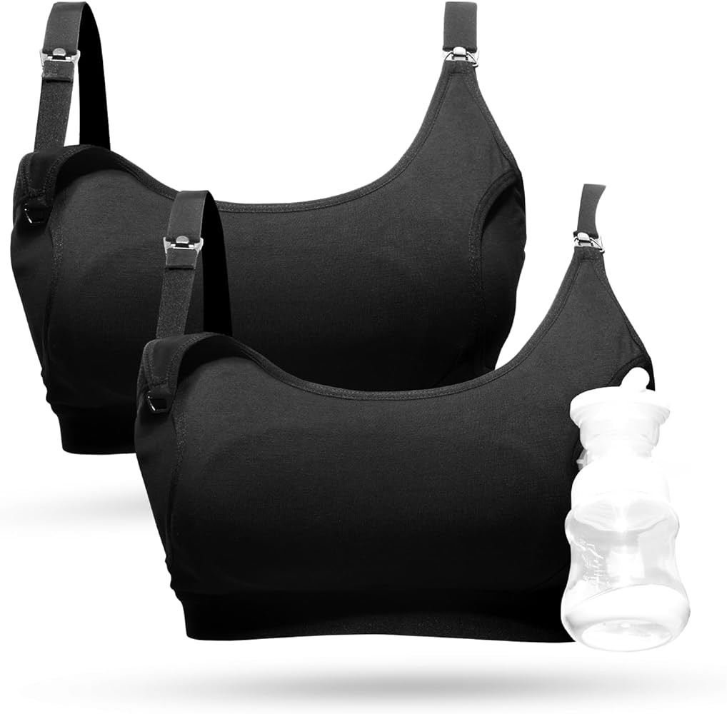 Momcozy Pumping Bra, Pumping & Nursing Bra in One | Amazon (US)