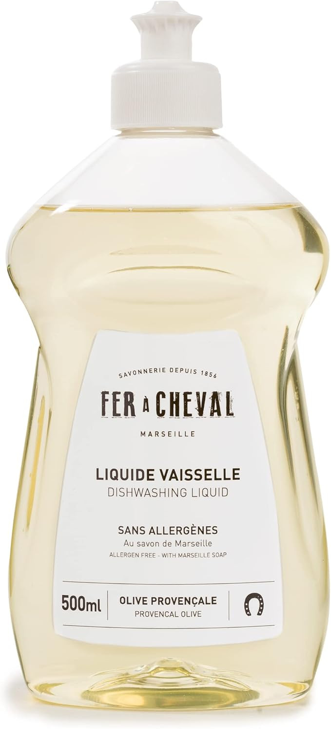 Fer à Cheval Dishwashing Liquid, Bottle Dish Soap Liquid, Provencal Olive Savon De Marseille Dis... | Amazon (US)