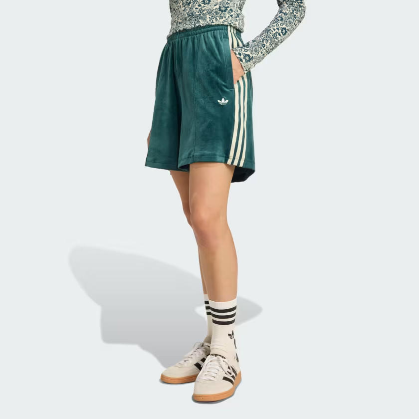 adidas Originals x Liberty London Debossed Velvet Shorts | adidas (US)