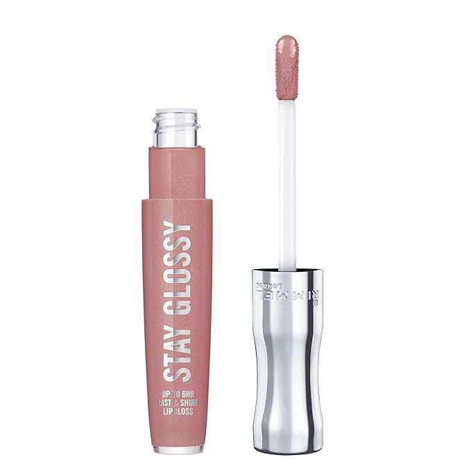 Rimmel Stay Glossy Lip Gloss - Non-Sticky and Lightweight Formula for Lip Color and Shine - 130 B... | Amazon (US)