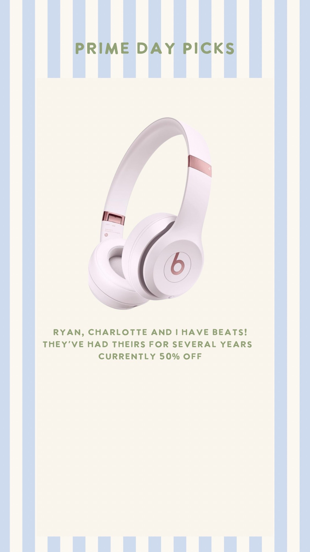 These beats are currently on sale, an early prime deal! 

#LTKFindsUnder100 #LTKSaleAlert #LTKFamily