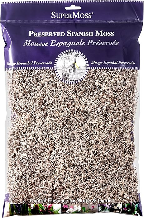 SuperMoss (26914) Spanish Moss Preserved, Natural, 8oz (200 cubic inch) | Amazon (US)