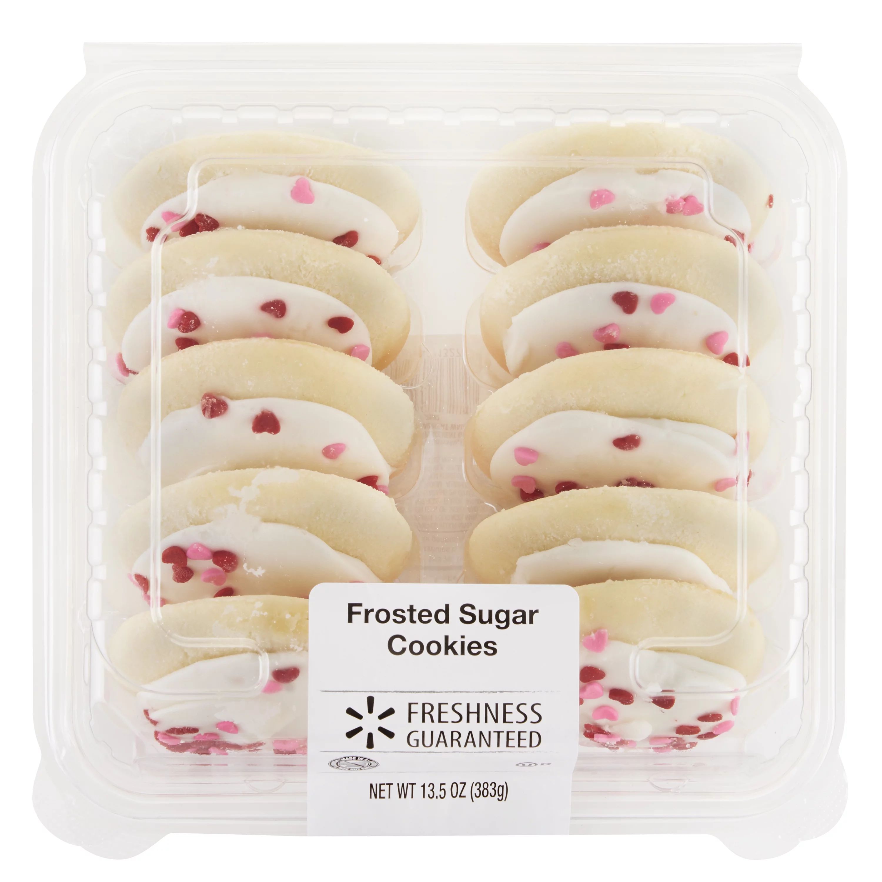 Freshness Guaranteed Frosted Sugar Cookies, 13.5 oz, 10 Count - Walmart.com | Walmart (US)