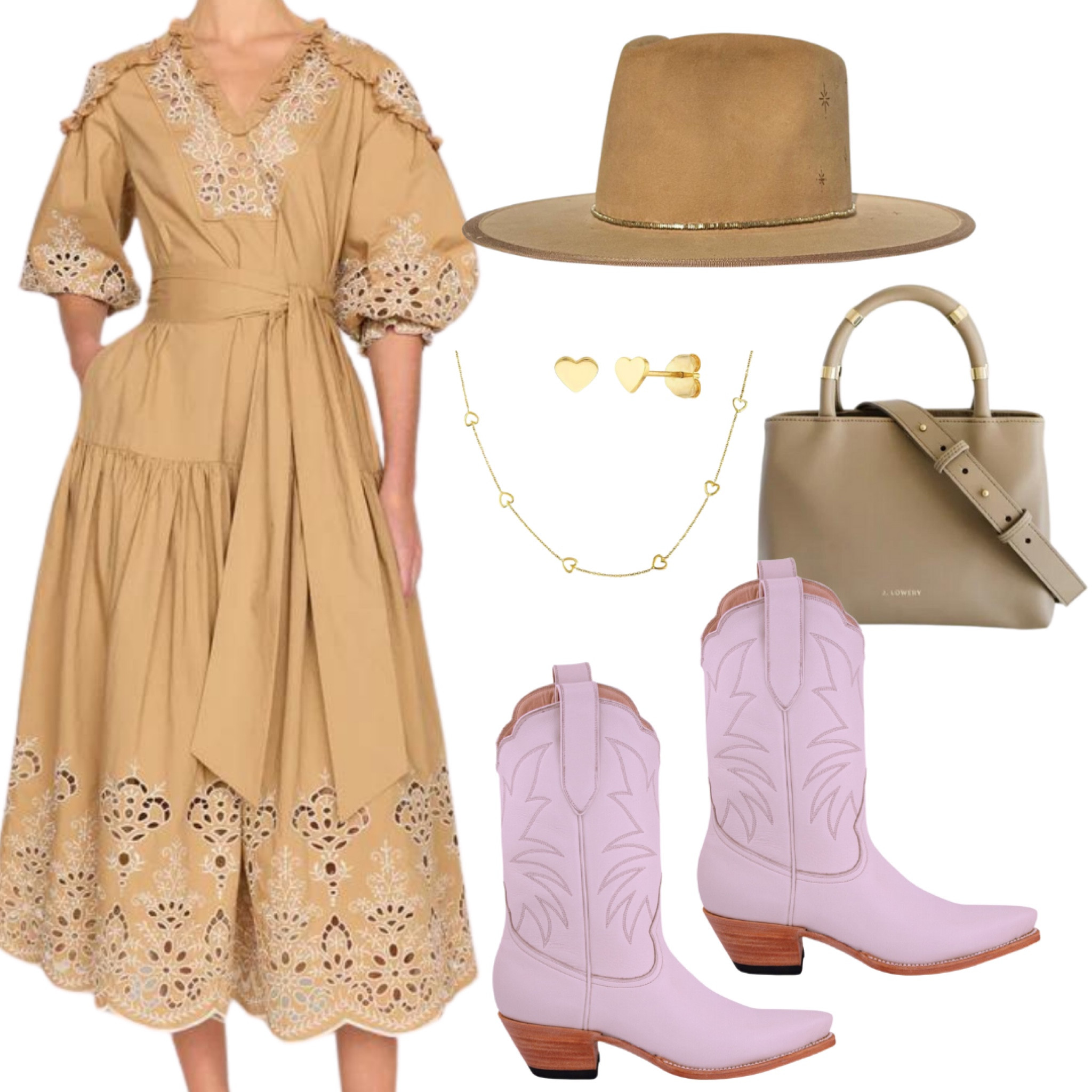 Monochrome + Lavender 💜 These Heirloom Field lavender midi boots add a hint of whimsy to your cowgirl look. Pair them with a monochrome look like this one for more of a fun color pop.

#LTKstyletip #LTKtravel #LTKshoecrush
