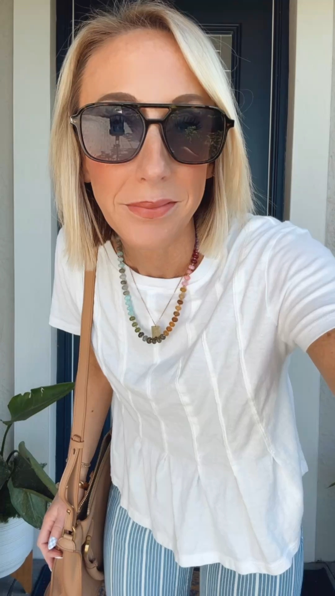 My ootd:
• peplum t-shirt - size small. $16.
• striped wide leg jeans - size 00. 50% off!


#LTKSaleAlert #LTKSeasonal #LTKootd