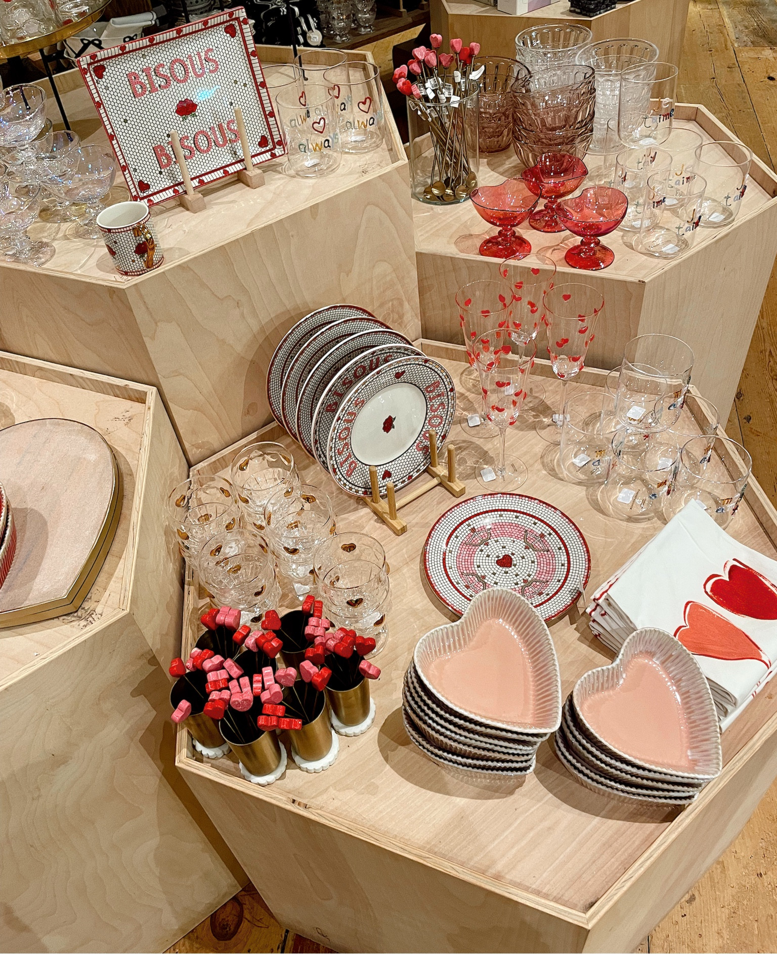 Anthropologie valentines collection. Heart steam glass, heart candle stick holder, dish towel, wine glass, dinner plates, coffee mug

#LTKSeasonal #LTKHome #LTKFindsUnder50