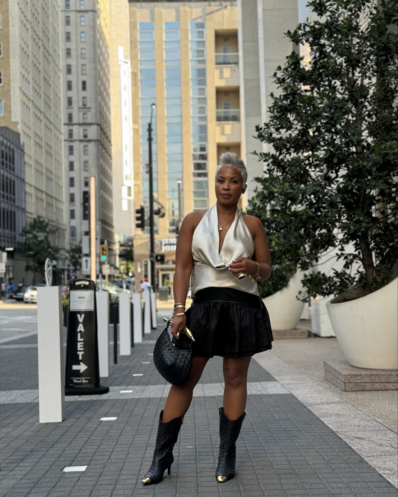 First time at #LTKCON in Dallas and it feels so good! Linked up with some old friends and met  a bunch of new ones! 

fall outfits | fall style | faux leather skirt | Anthropologie | Kurt Geiger 

*mine is from #anthropologie but i found another skirt for us at #nordstrom - run & grab it!

Disclaimer: some items may be limited availability or sold out 😫 but tagging a few similar pieces and linking what’s available! 🫶🏽


#outfitcheck #outfitdetail #fitcheck #fashionover40 #casualchic #fashionreelcreator #silverhair #whattowearnow #greyhair #outiftinspo #autumnfashion #casualchicstyle #bootseason #bootlovers #fyp #explorepage
#LTKCon 

#LTKShoeCrush #LTKOver40