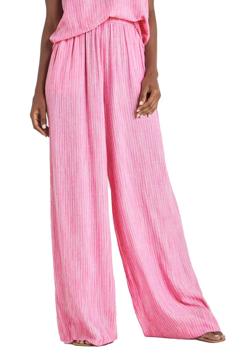 Frankie Stripe Wide Leg Pants | Nordstrom