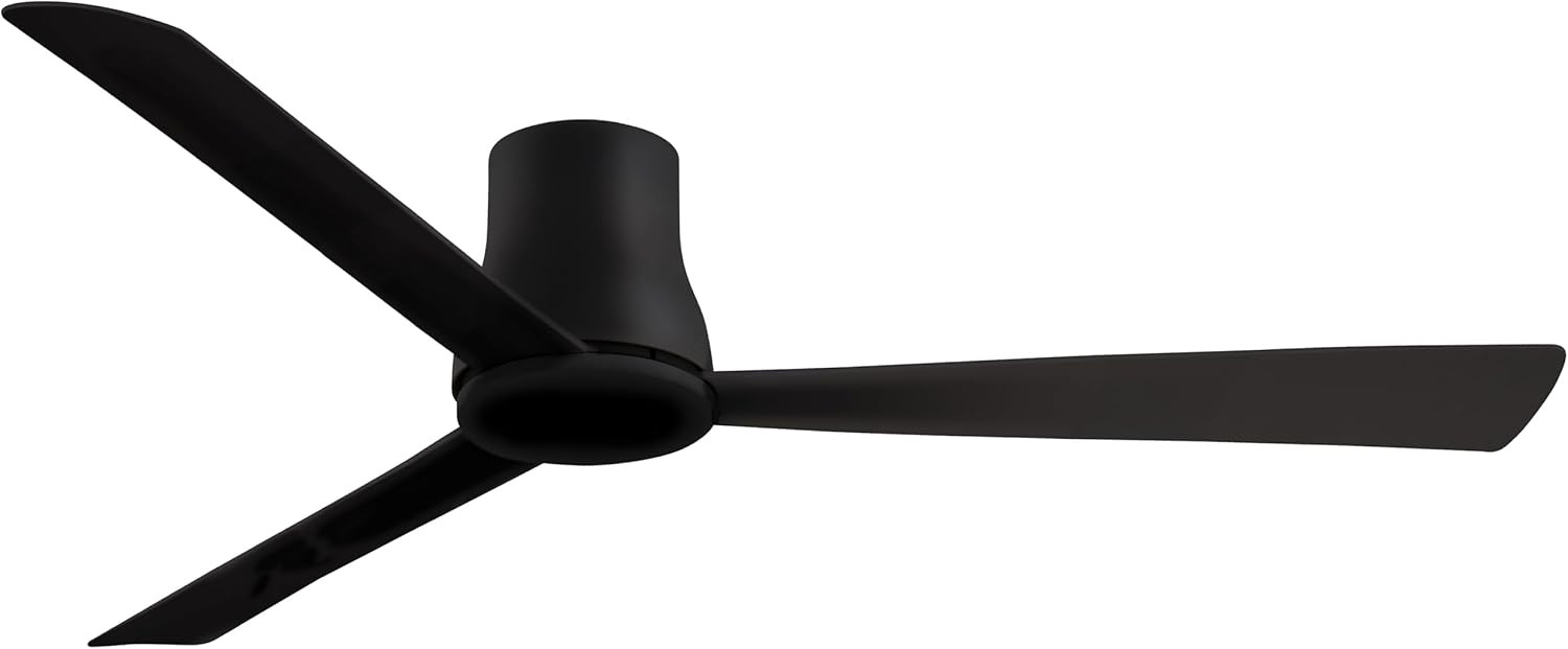 Minka-Aire F874-CL Simple Flush 60" Outdoor Hugger Ceiling Fan with Remote Control in Coal Finish | Amazon (US)