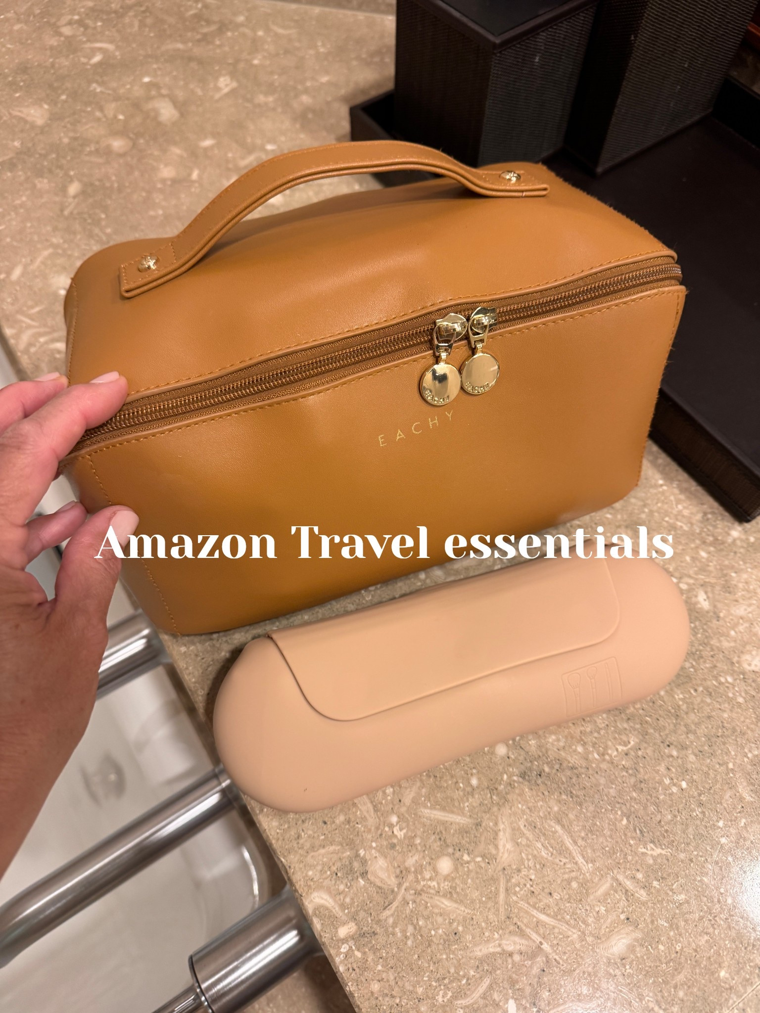 Toiletry bag, brush holder, travel essentials 

#LTKOver40 #LTKTravel