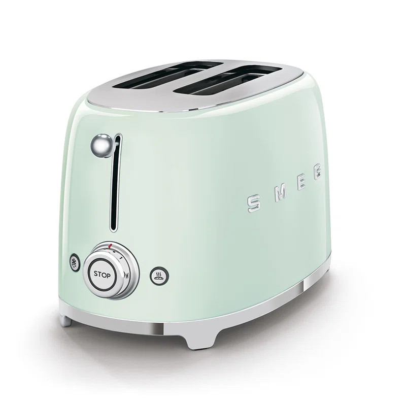SMEG 50's Retro Style Aesthetic 2 Slice Toaster | Wayfair North America