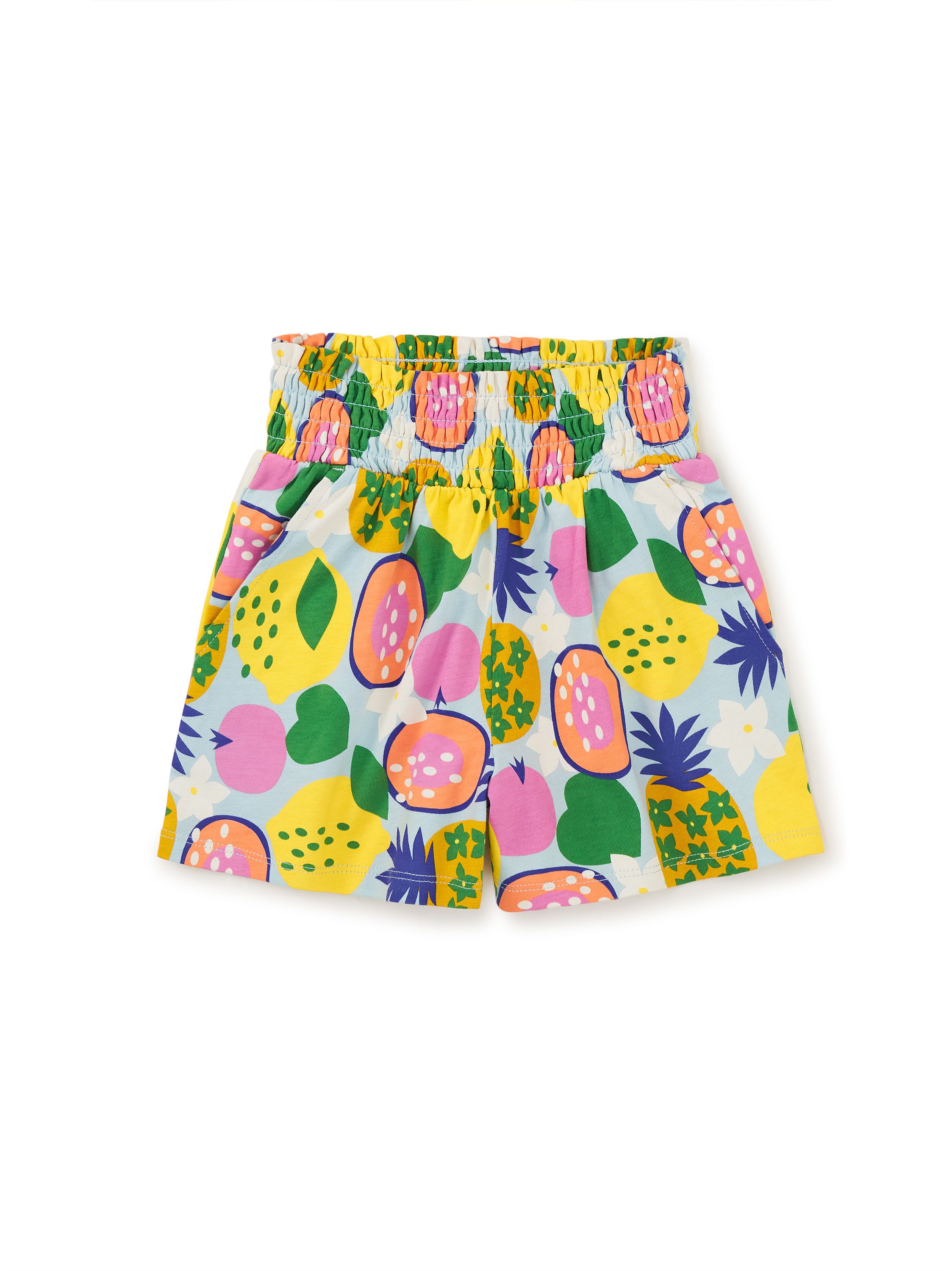 Paperbag High-Waist Shorts | Tea Collection