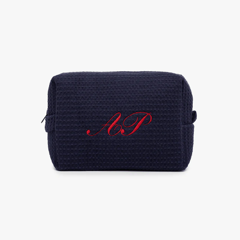Classic Monogram Waffle Pouch | Abbode