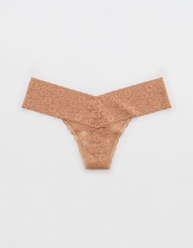 Show Off Vintage Lace Thong Underwear | Aerie