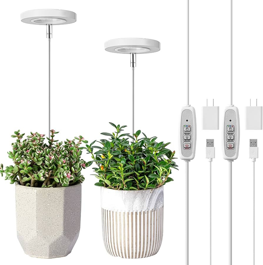 LORDEM Grow Light, Full Spectrum LED Plant Light for Indoor Plants, Height Adjustable Growing Lam... | Amazon (US)