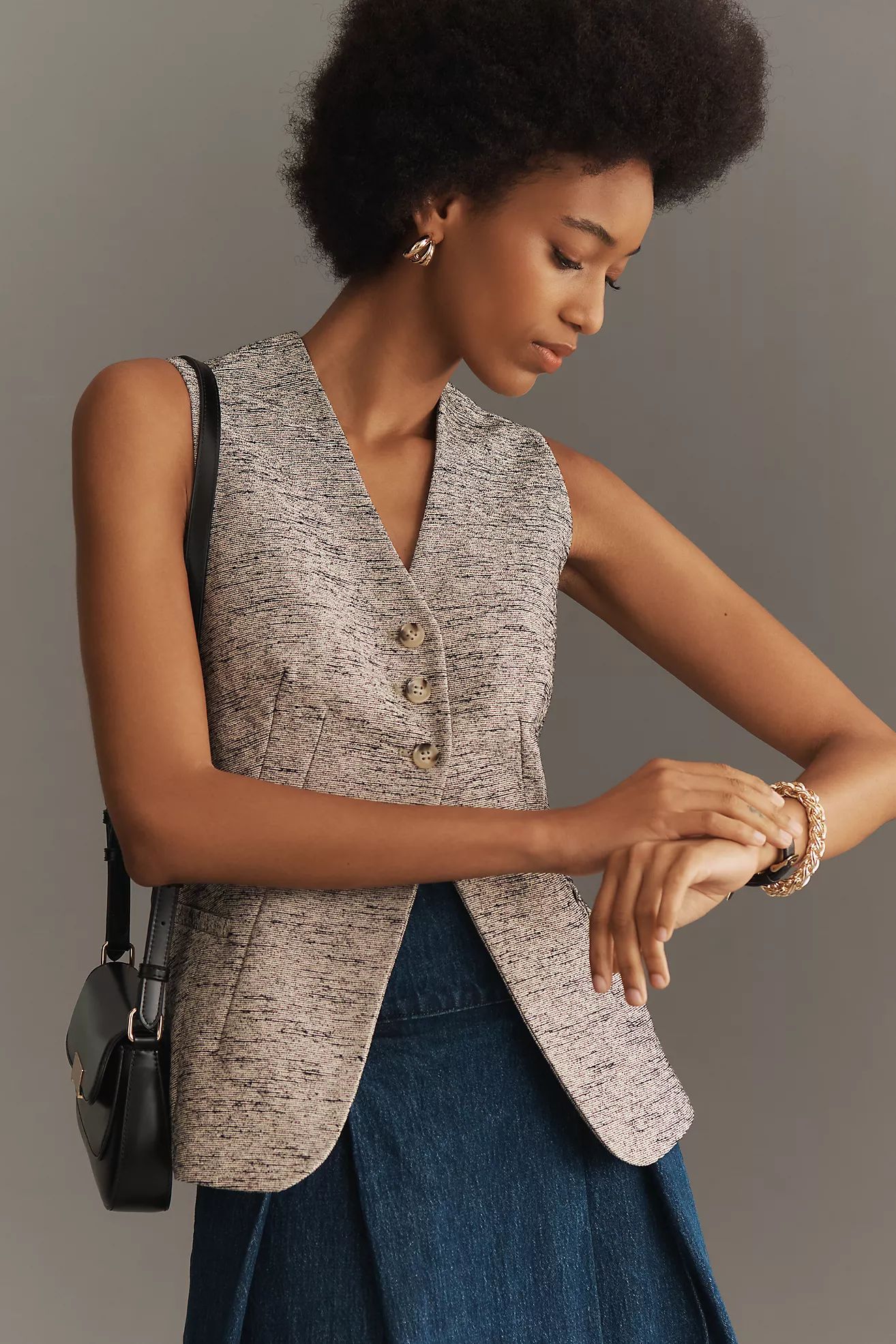 ASTR The Label Delphia Vest | Anthropologie (US)