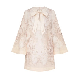 Tie Neck Tunic Dress - Mermaid Toile            
        
            

    
    
    










... | ZIMMERMANN (US, CA, EU, MENA)