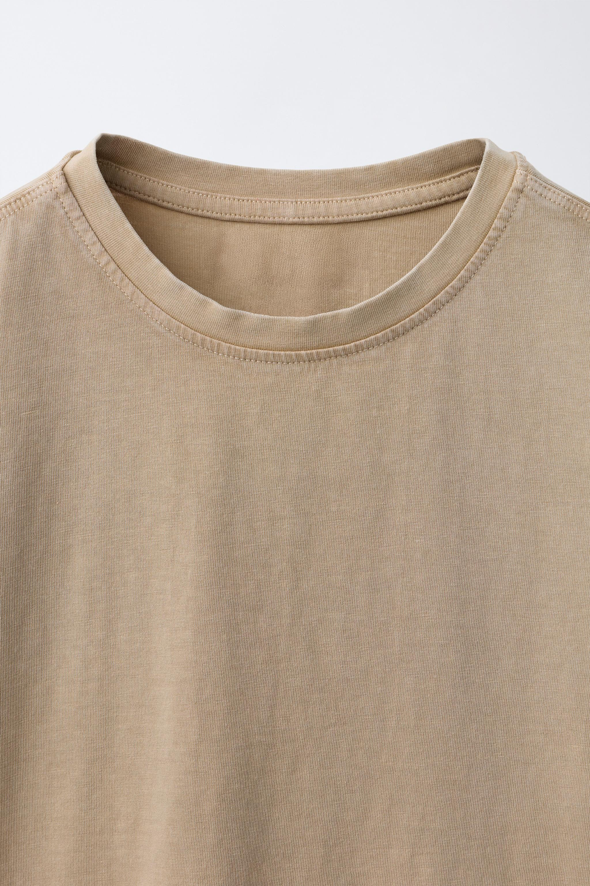 BASIC WASHED EFFECT T-SHIRT | Zara US