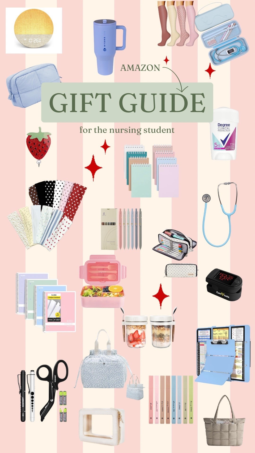Gift guide for the nurse or nursing student 🤍 all from Amazon 

#LTKFindsUnder50 #LTKGiftGuide #LTKHoliday