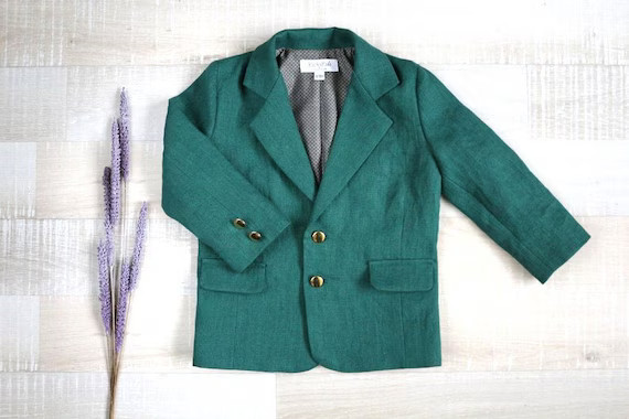 Master Green Golf Jacket Birthday Linen Blazer Page Boy | Etsy | Etsy (US)