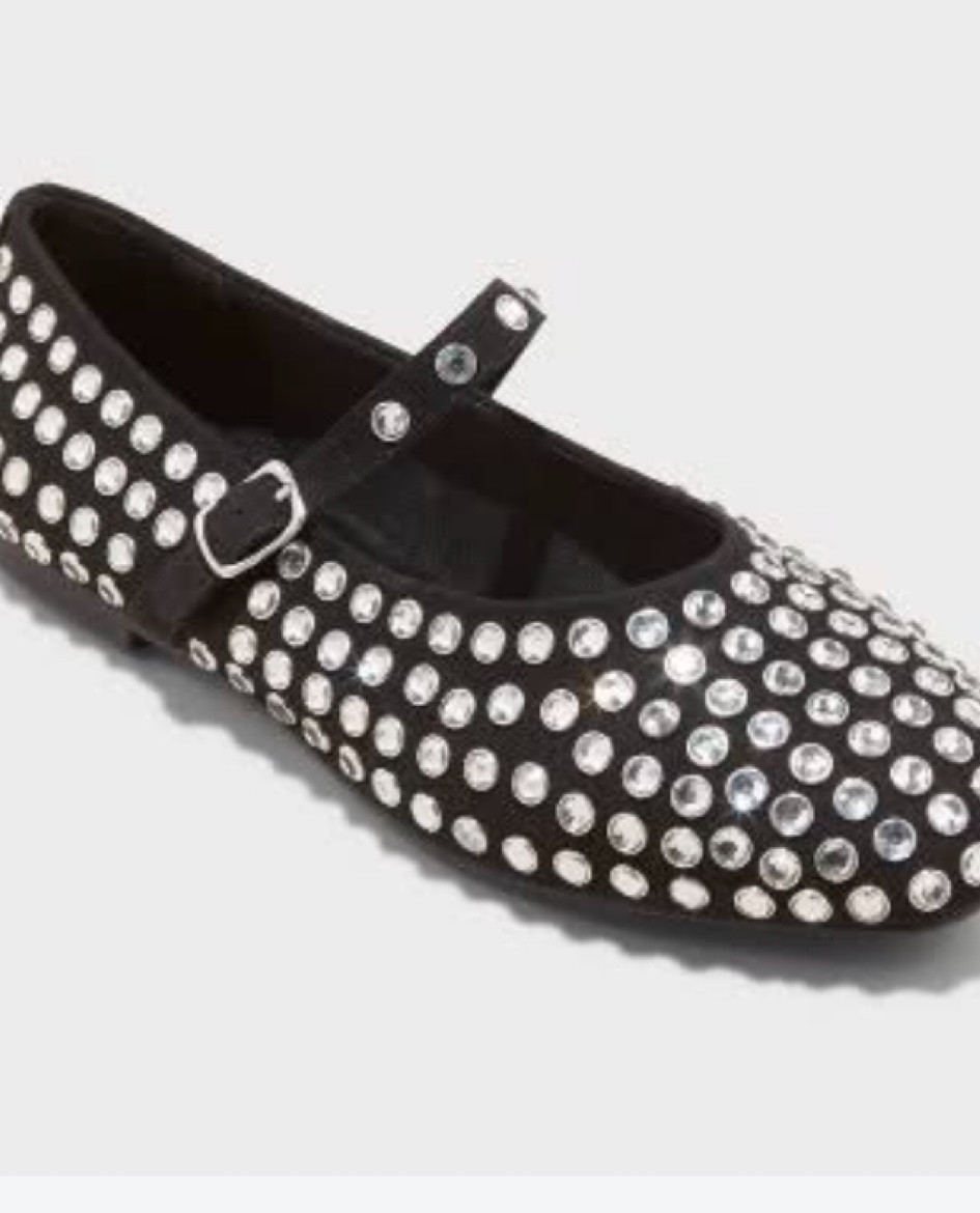 I have the reformation ones.  Here is an alternative. The reformation ones are studded while these are rhinestone. 
