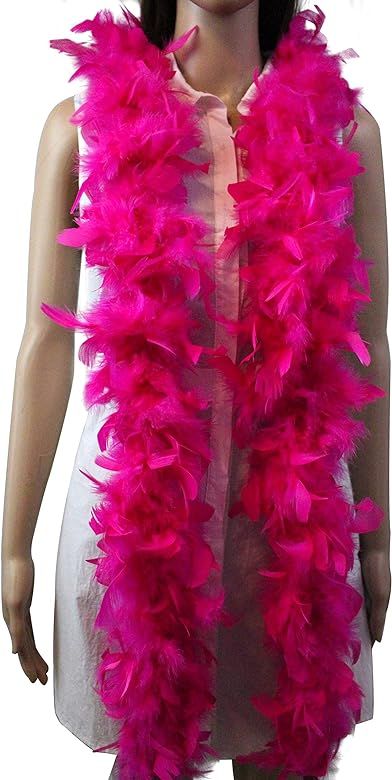 Flydreamfeathers 45 Gram, 6 Feet Long Feather Boa, Great for Party, Kids Party, Halloween Costume, C | Amazon (US)