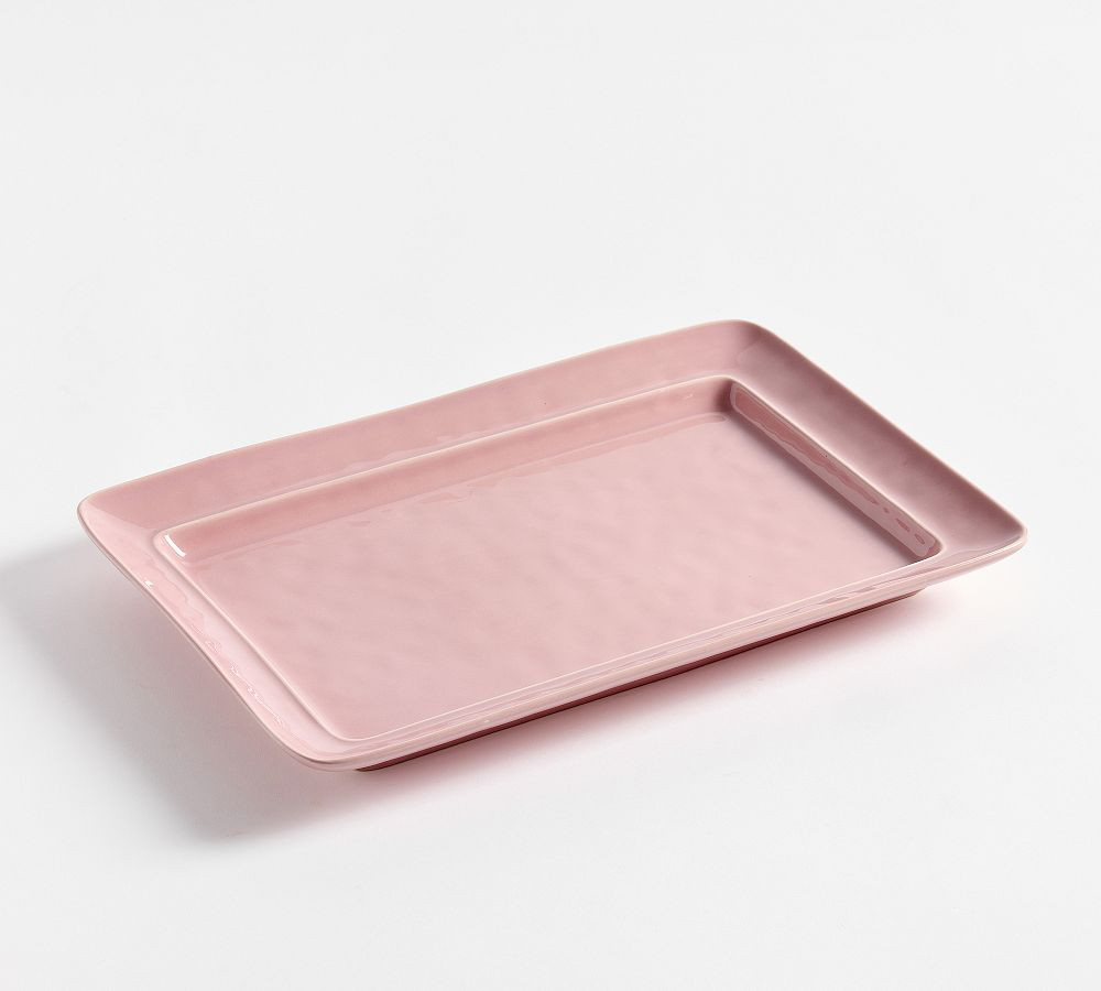 Cambria Handcrafted Stoneware Rectangular Serving Platter | Pottery Barn (US)