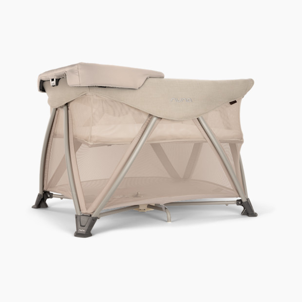 Nuna Sena aire Travel Crib with Changer in Biscotti | Babylist