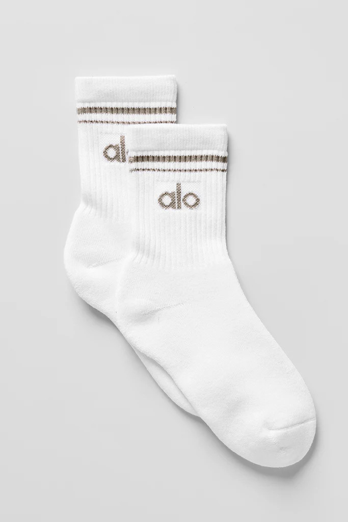Unisex Half-Crew Throwback Sock | Alo Yoga (US)