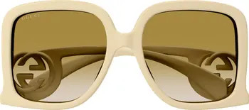 58mm Gradient Square Sunglasses | Nordstrom