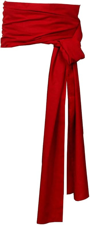 COSFLY Men Pirate Medieval Renaissance Large Sash Halloween Costume Waist Sash Belt Accessory | Amazon (US)