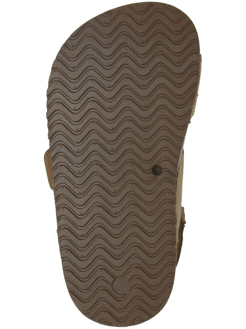 Wonder Nation Toddler Boys Two Strap Footbed Sandals | Walmart (US)